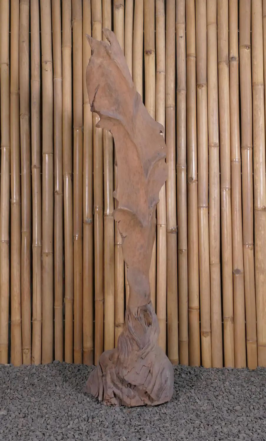  Product image 2 of the product “Leaf made of teak wood about 140cm height ”